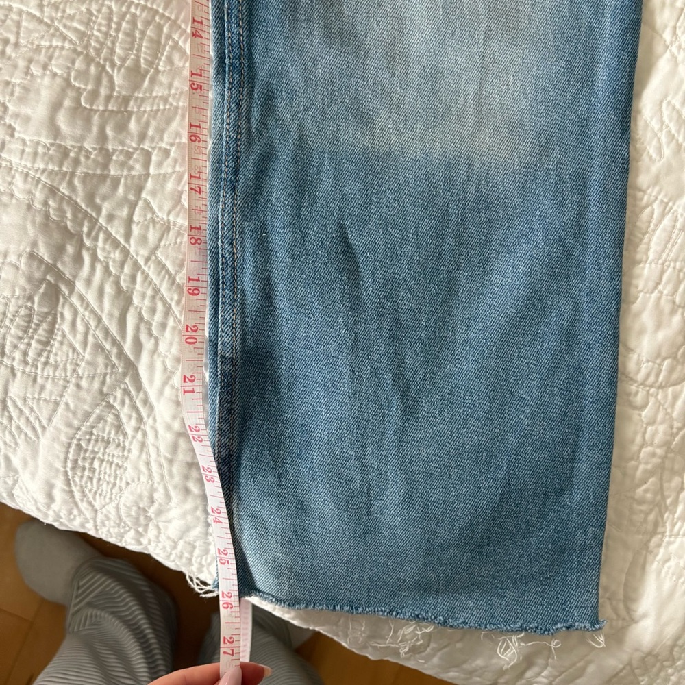 Light Blue patchwork Denim Jeans - image 3